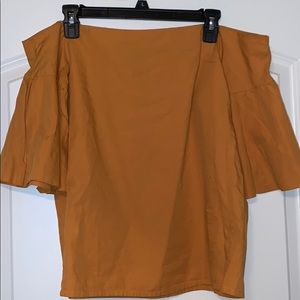 Off Shoulder Mustard💛